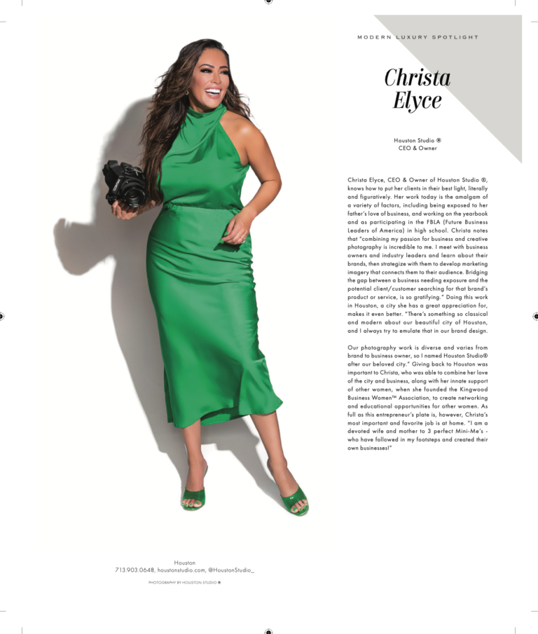 Houston Modern Luxury Magazine feature!