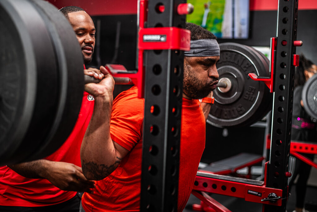 Houston Texas Fitness Photography. D1 Training Atascocita fitness in the Lake Houston area for Lake Houston City Lifestyle Magazine. Weight lifting personalized fitness training in Lake Houston